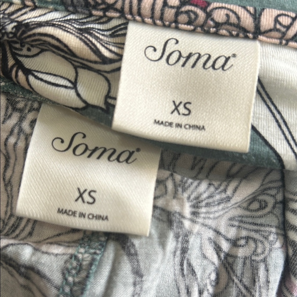 XS Soma Rayon stretchy pajama set - Picture 2 of 4